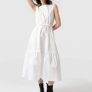 Saint + Sofia Kara Dress white broderie
